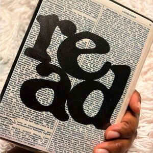 Black and White eBook Reader Cover